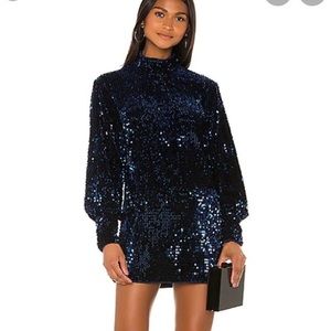 Camila Coehlo Jezabel Dress in Midnight